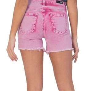 Kut from the Kloth Pink Jane High Rise Denim Shorts Size 2 EUC